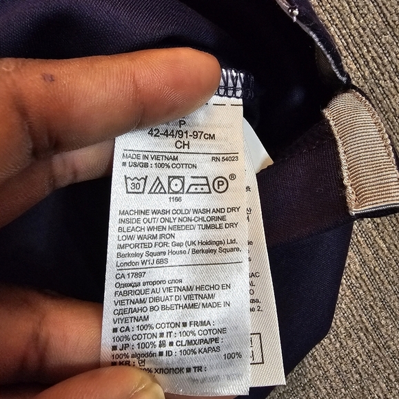 Banana Republic Blue Purple Casual Luxury Touch Polo Shirt Size Small - Picture 3 of 6